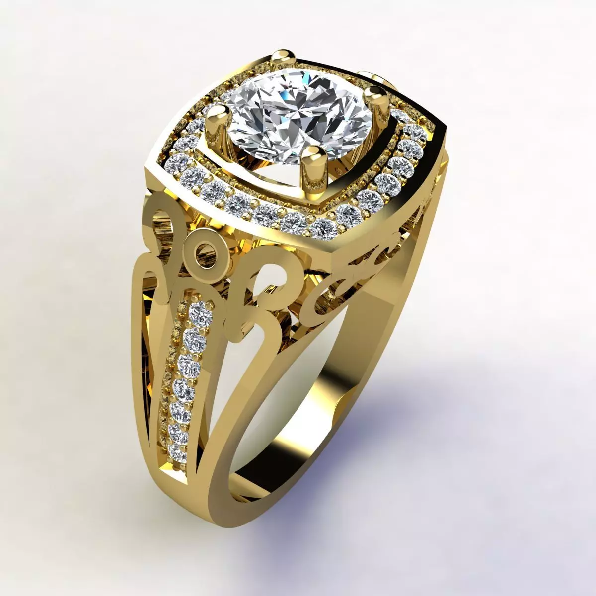 Mens Ring 3d Print Model 3D print model