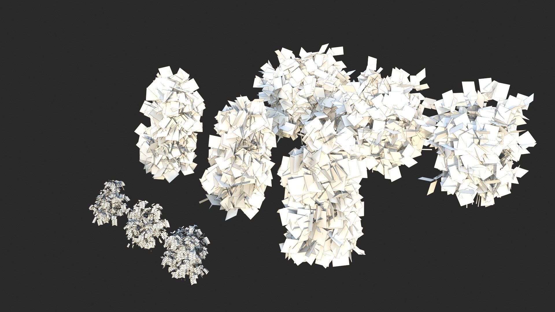 Nandina domestica Otafukunanten  3D model_5