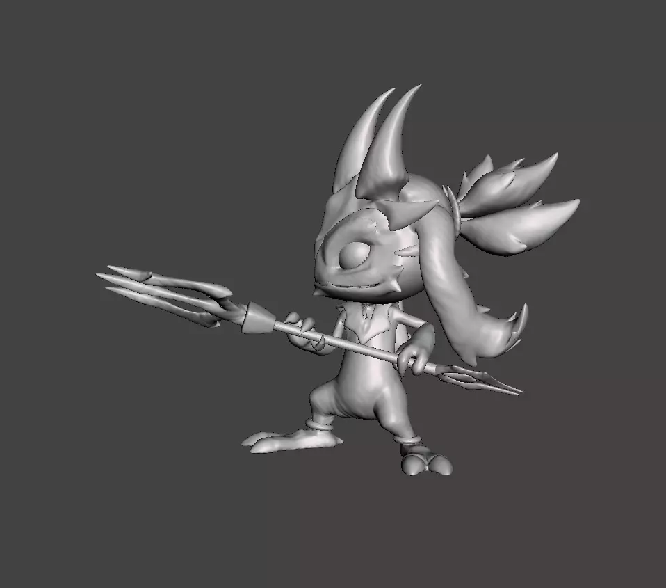 LITTLE DEVIL FIZZ 3D Model 3D print model