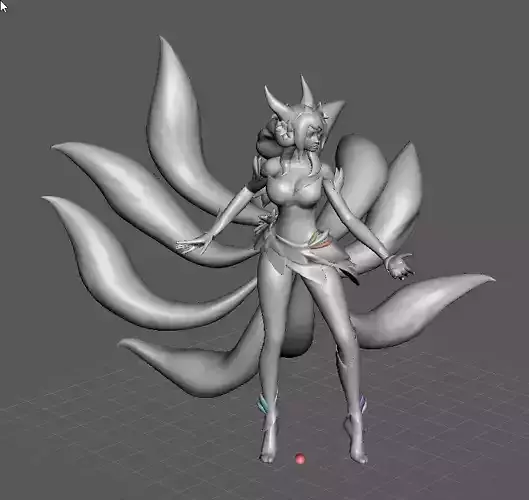 Elderwood Ahri 3D Model 3D print model