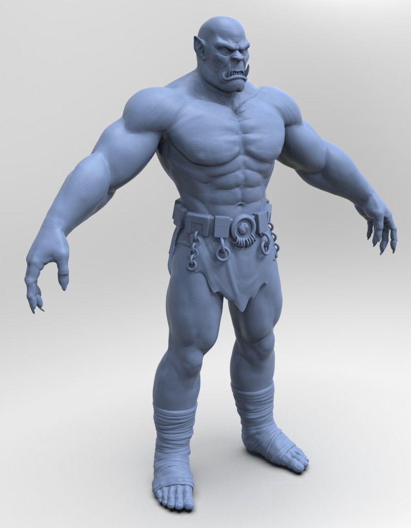 an Orc hulk from marvel comics 3D model_3