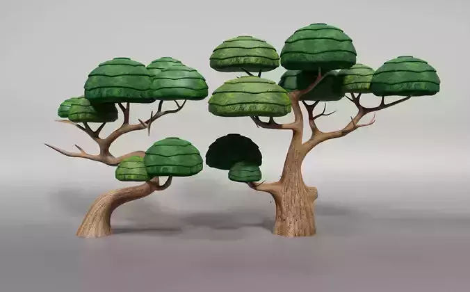  cartoon tree