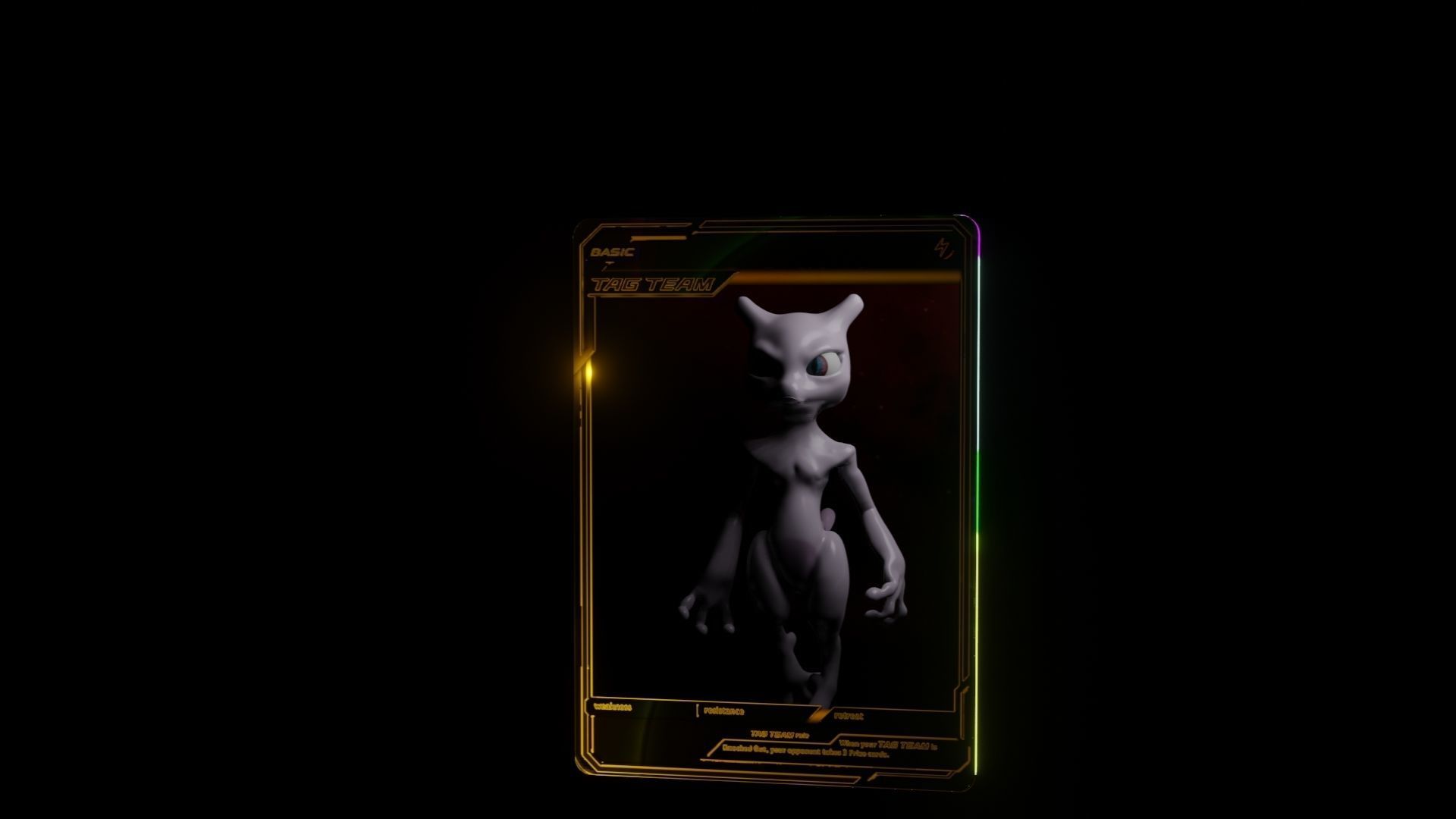 pokemon card 3D model_4