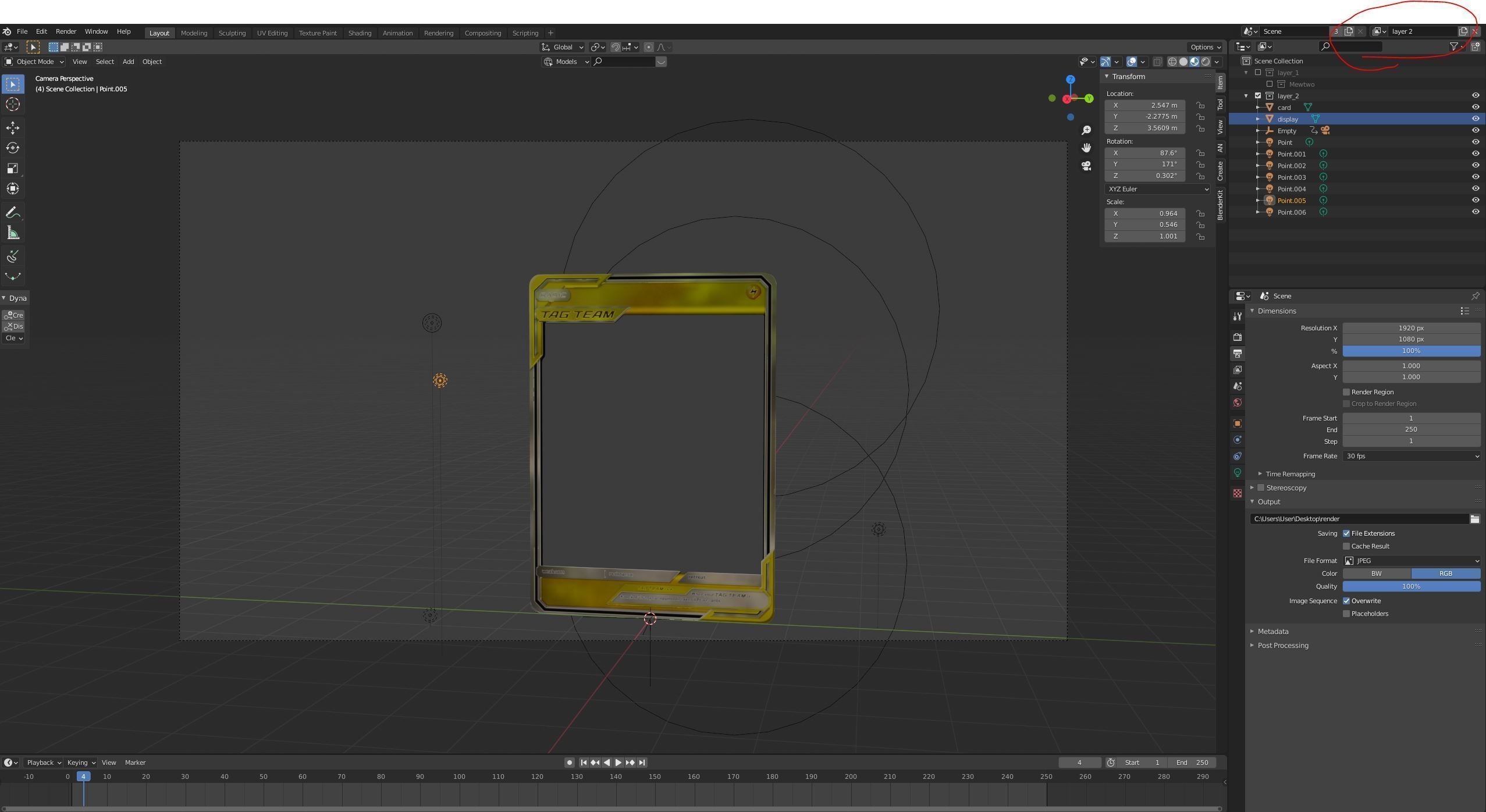 pokemon card 3D model_3
