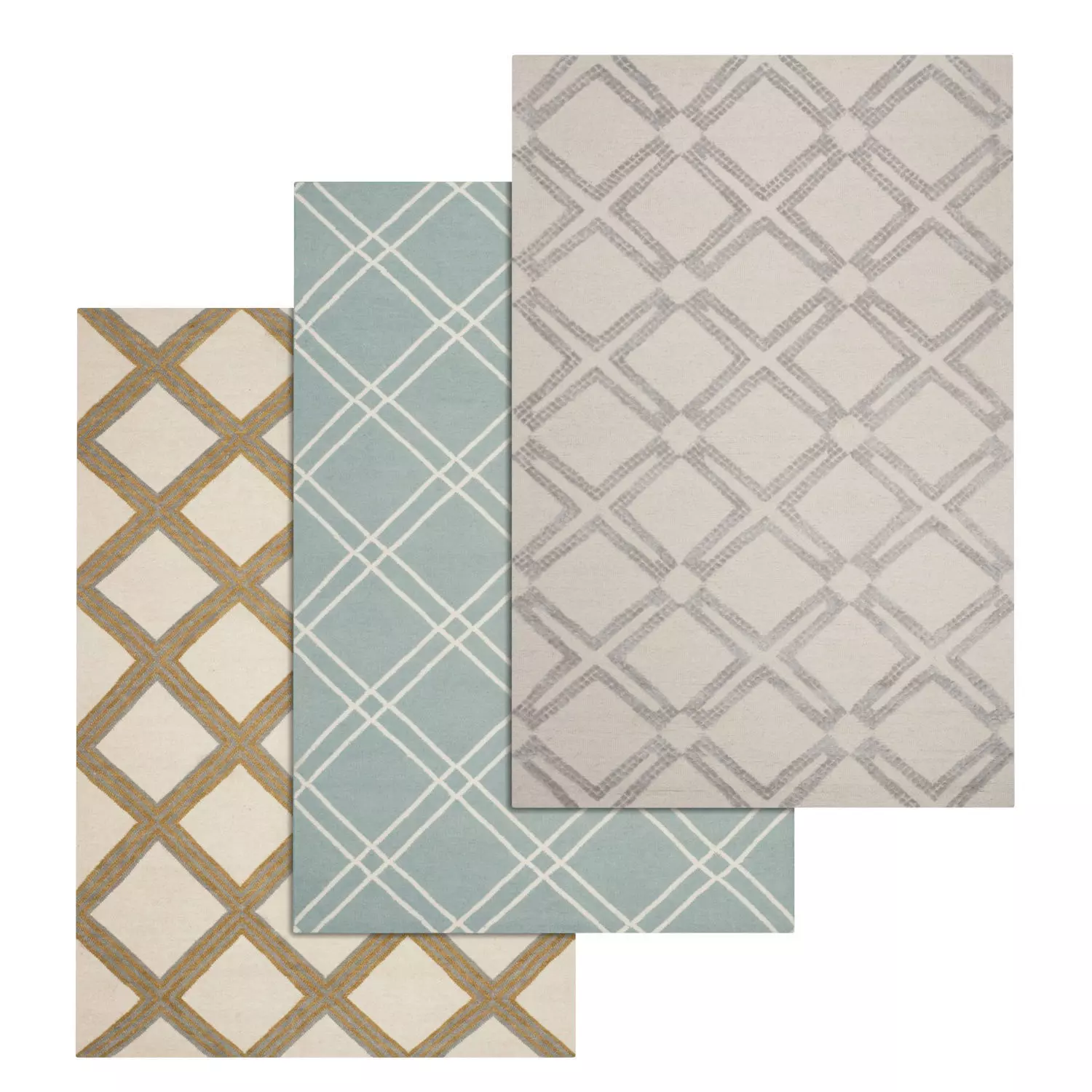 Rug Set 2059 3D model_0