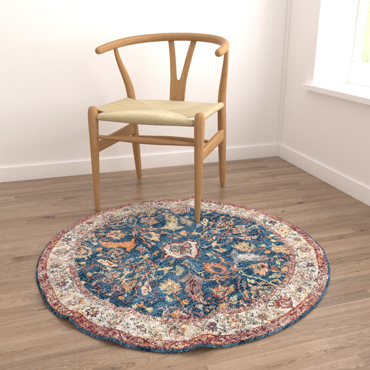 Round Rug Set 54 3D model_3