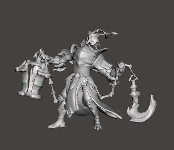 Championship Thresh 3D Model 3D print model