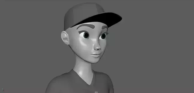 Girl cartoon character