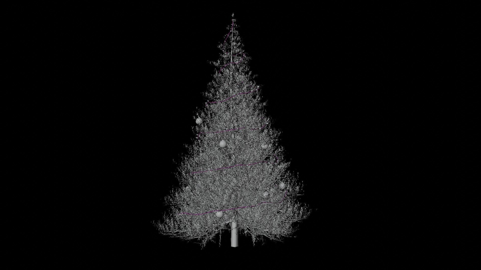 Christmas Tree 3D model_6