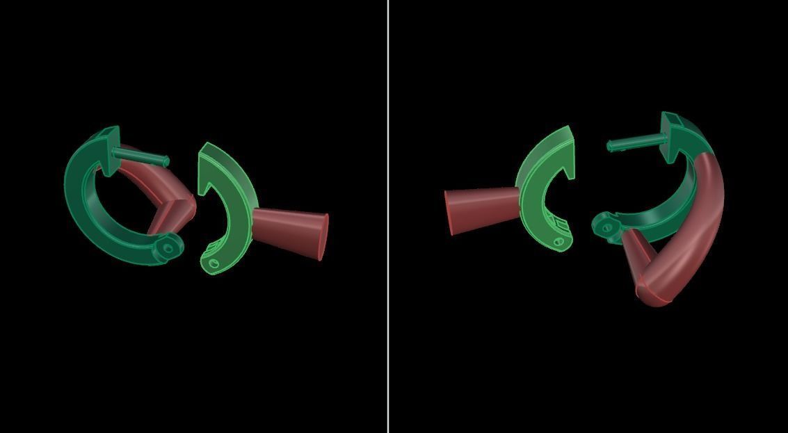 Simple Square Hoop Earring Size Large 3D print model_9