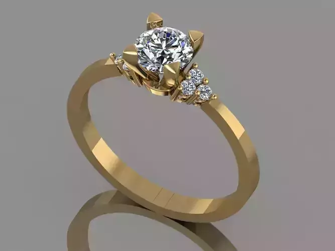GC GOLD Y308- Diamond gold Ring 