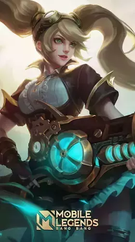 mobile legends Layla 3D model
