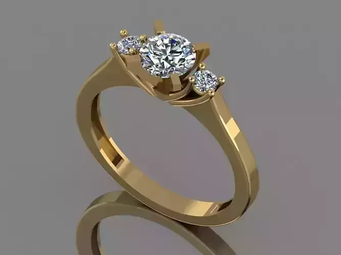 GC GOLD Y309- Diamond gold Ring 