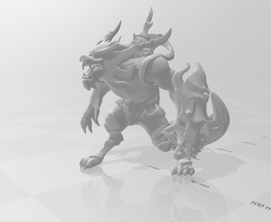 Lunar Guardian Warwick 3D Model 3D print model_1