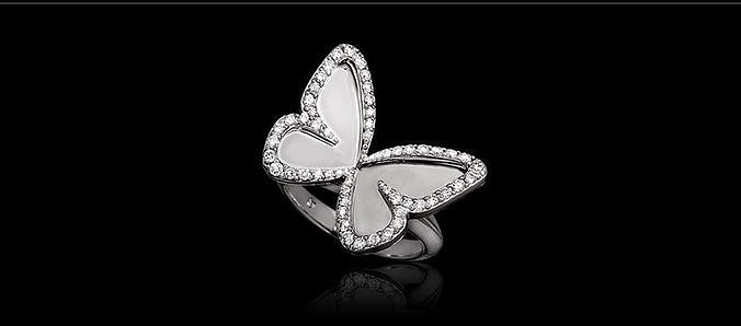 rings butterflay -CG280 3D print model