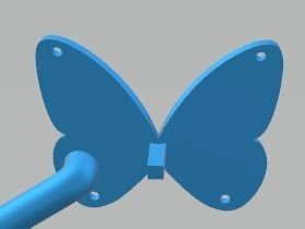 rings butterflay -CG280 3D print model_16
