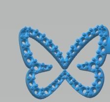 rings butterflay -CG280 3D print model_18