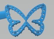 rings butterflay -CG280 3D print model_20