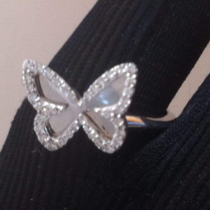 rings butterflay -CG280 3D print model_1