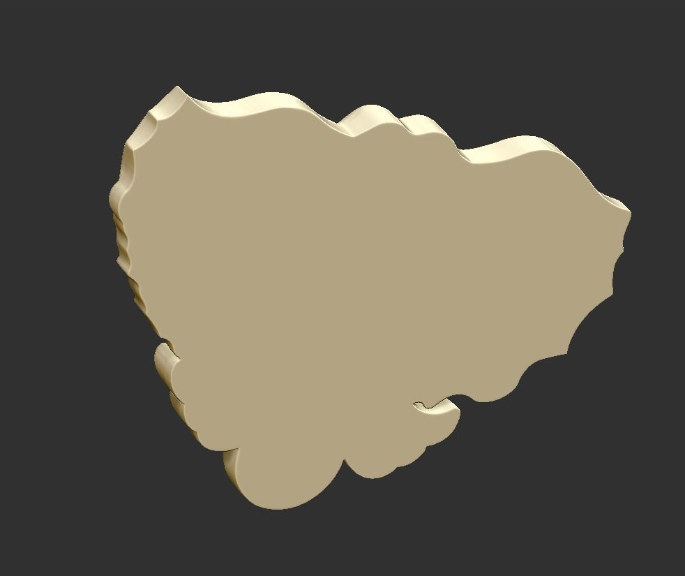 elephant head 3D print model_5