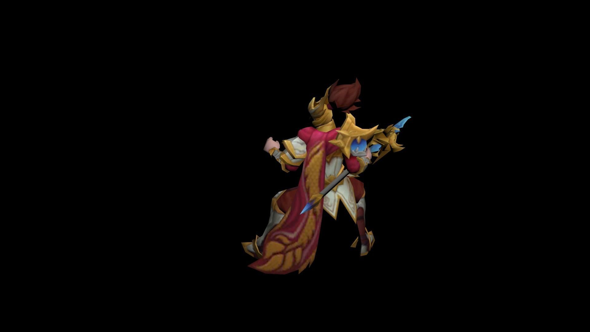 mobile legends Zilong 3D model_4