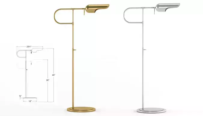 Lucien Adjustable Floor Lamp