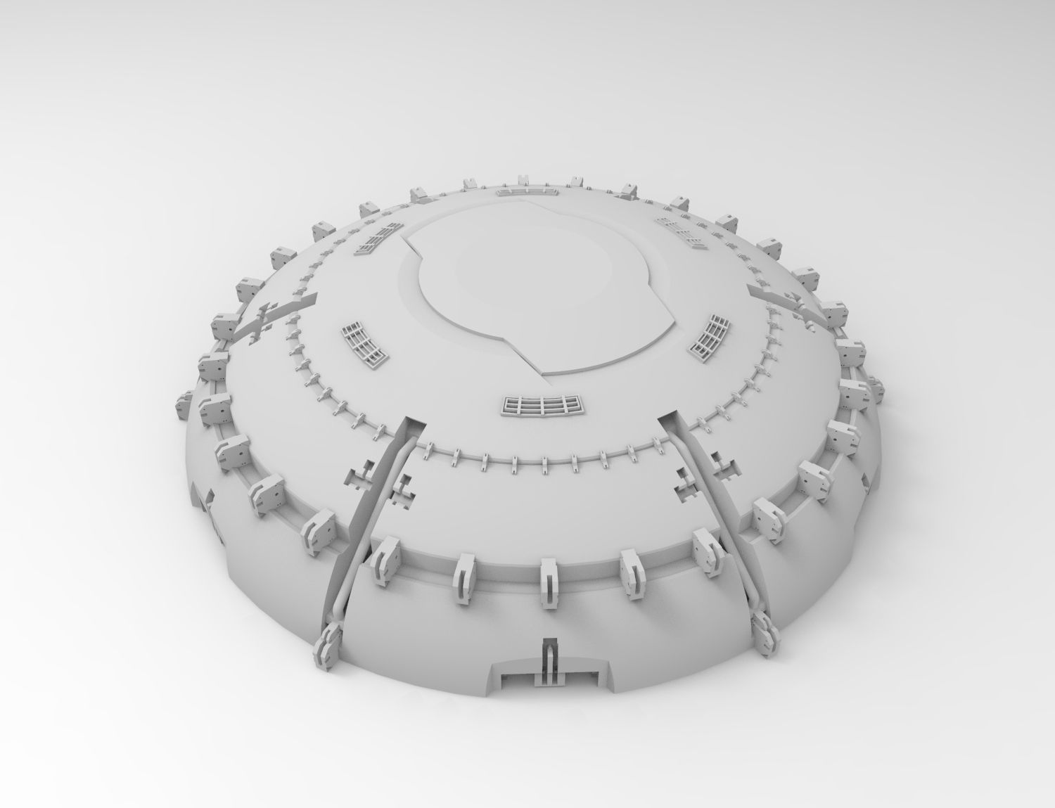 Rhapsody Building Kitbash -- Level 1 3D model_7