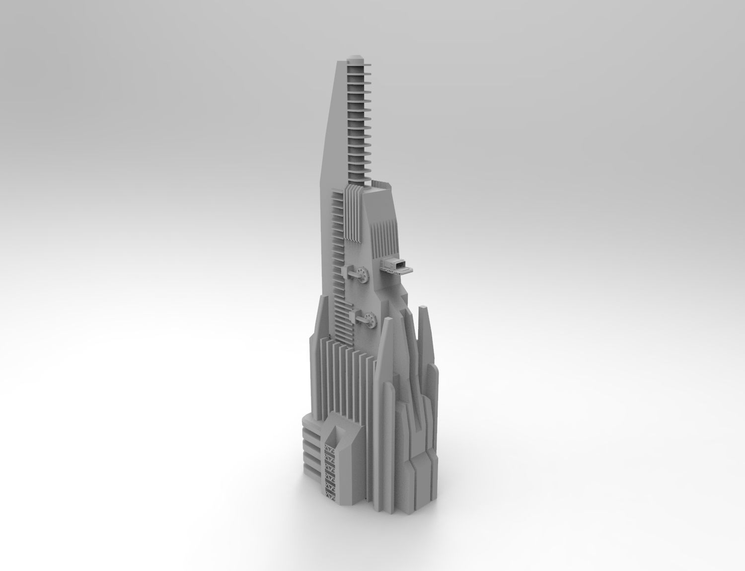 Rhapsody Building Kitbash -- Level 1 3D model_1