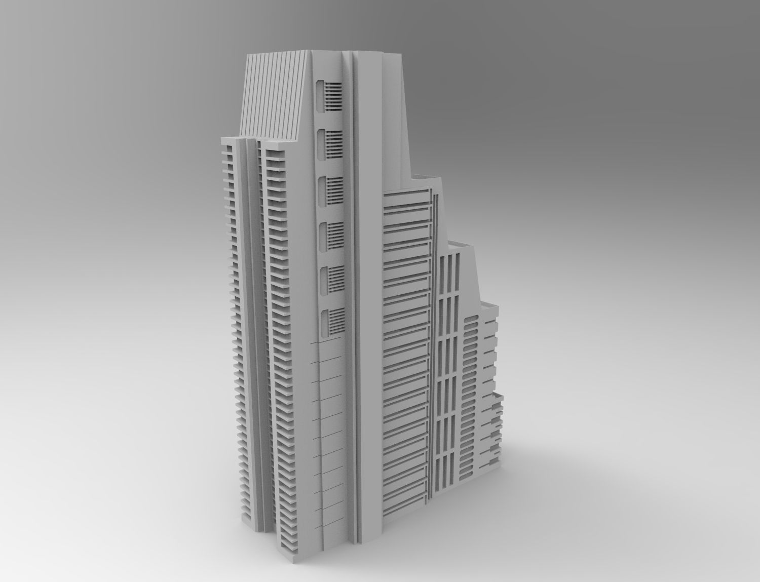 Rhapsody Building Kitbash -- Level 1 3D model_13