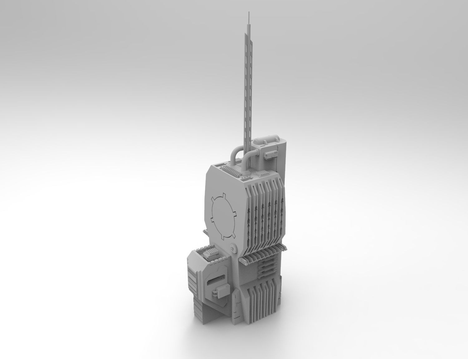 Rhapsody Building Kitbash -- Level 1 3D model_6