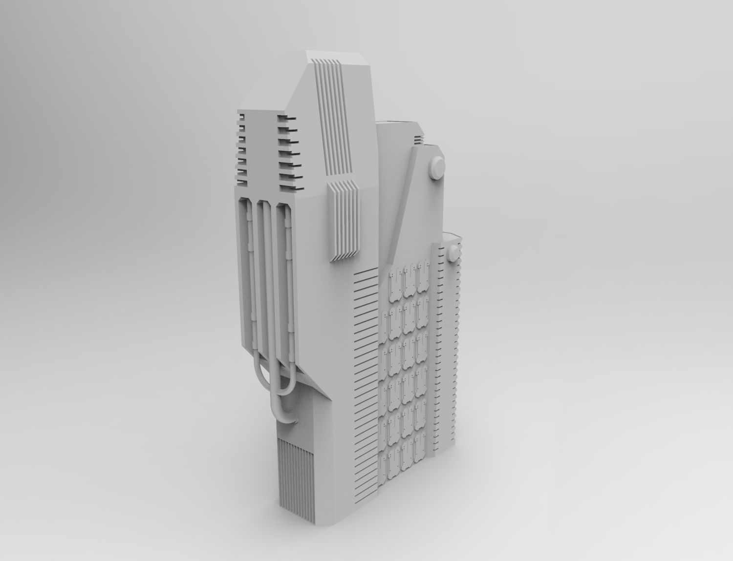 Rhapsody Building Kitbash -- Level 1 3D model_9