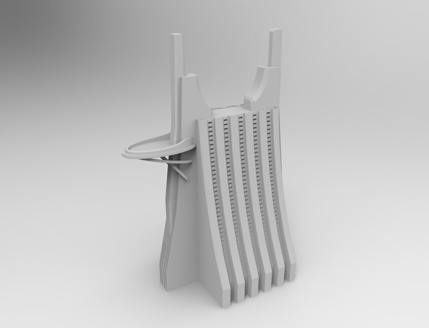 Rhapsody Building Kitbash -- Level 1 3D model_14