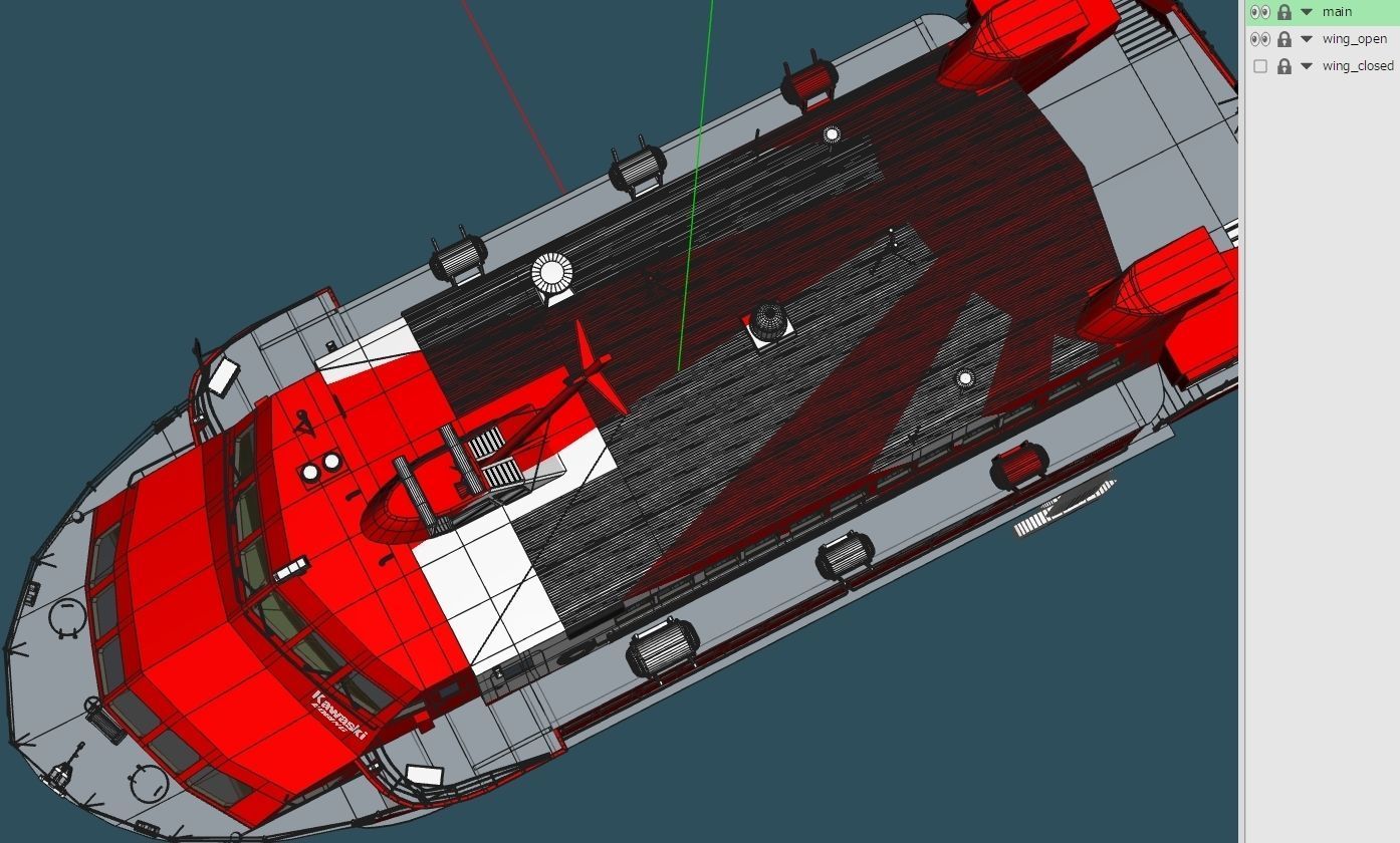 Hydro foil 929 3D model_6
