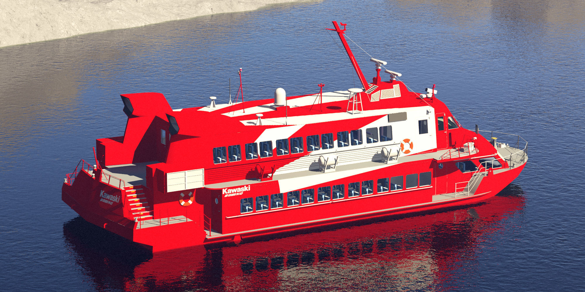 Hydro foil 929 3D model_2