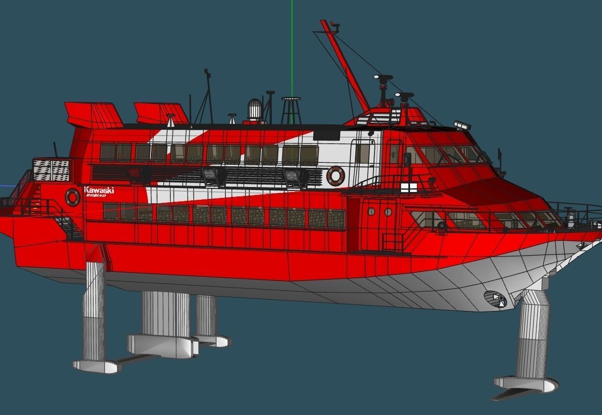 Hydro foil 929 3D model_9