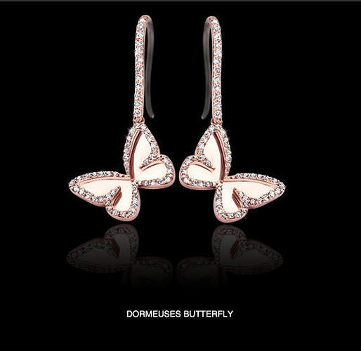 earrings butterflay -CG281 3D print model