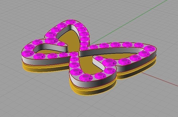 earrings butterflay -CG281 3D print model_20