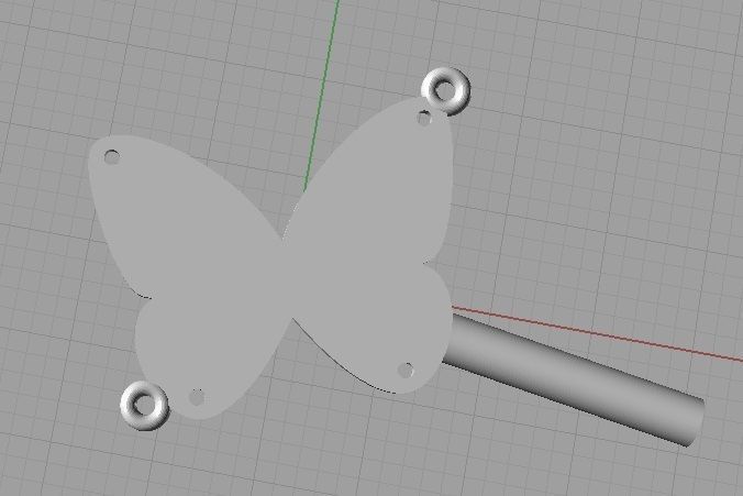 bracelets butterflay -CG282 3D print model_17