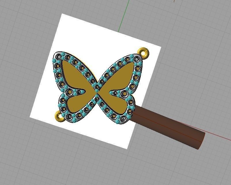 bracelets butterflay -CG282 3D print model_21