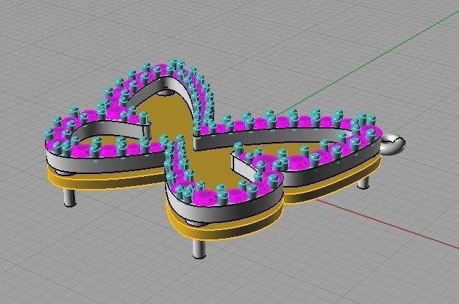 pendanty butterflay -CG283 3D print model_19