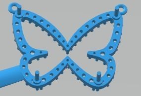 pendanty butterflay -CG283 3D print model_6