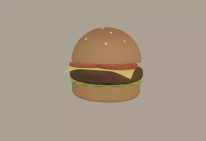 Burger 3D model