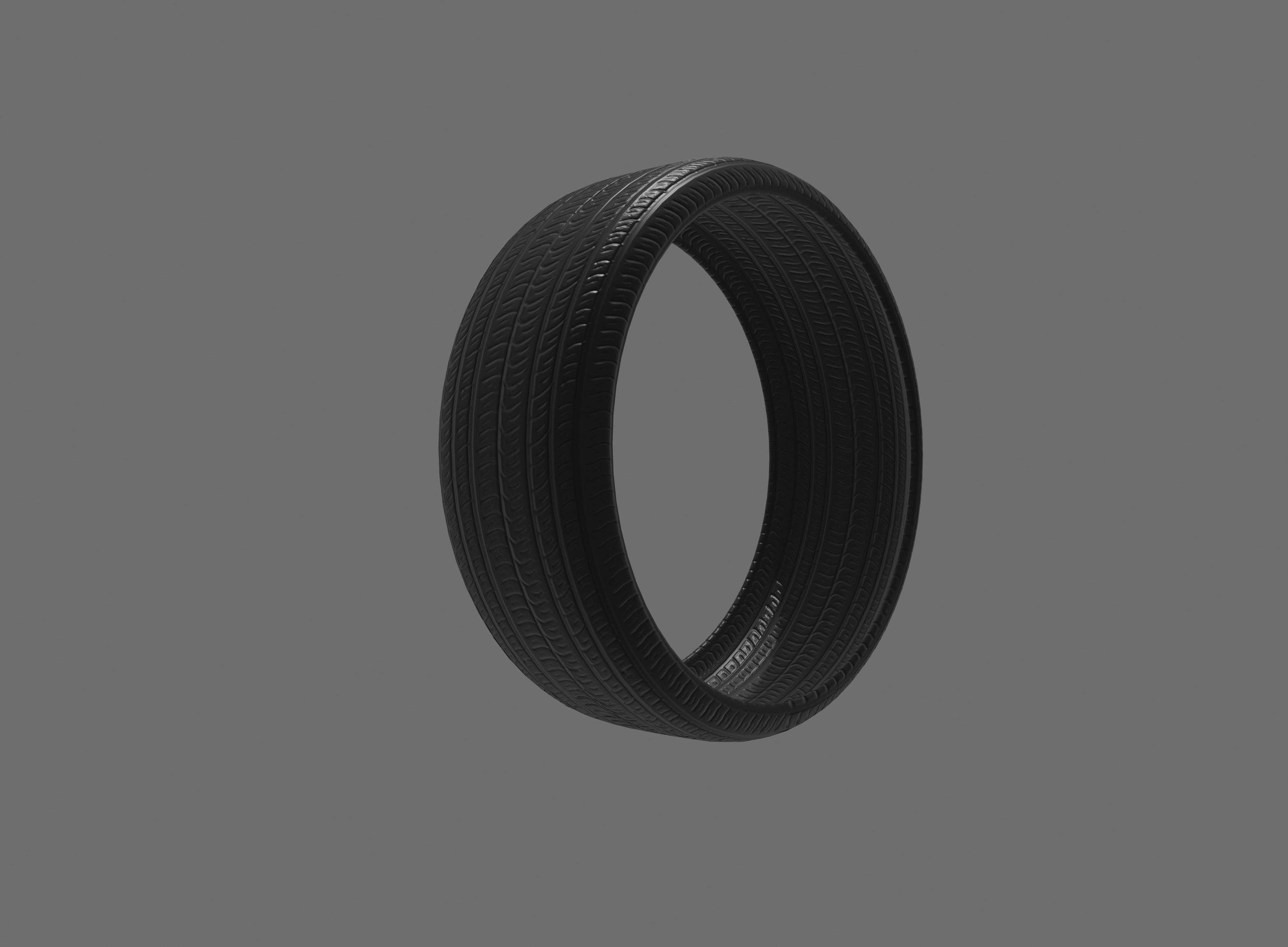 Tire part 3D model_2