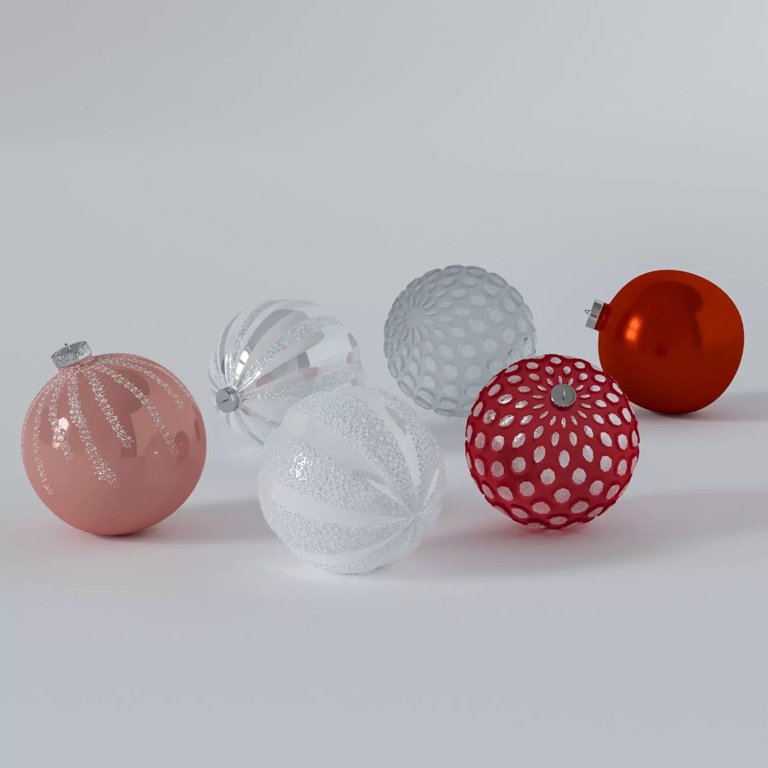Christmas balls 3D model