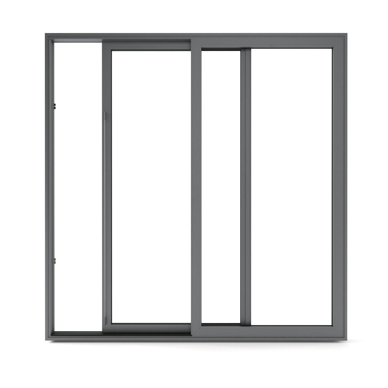 Door glass with drain Free 3D model_1