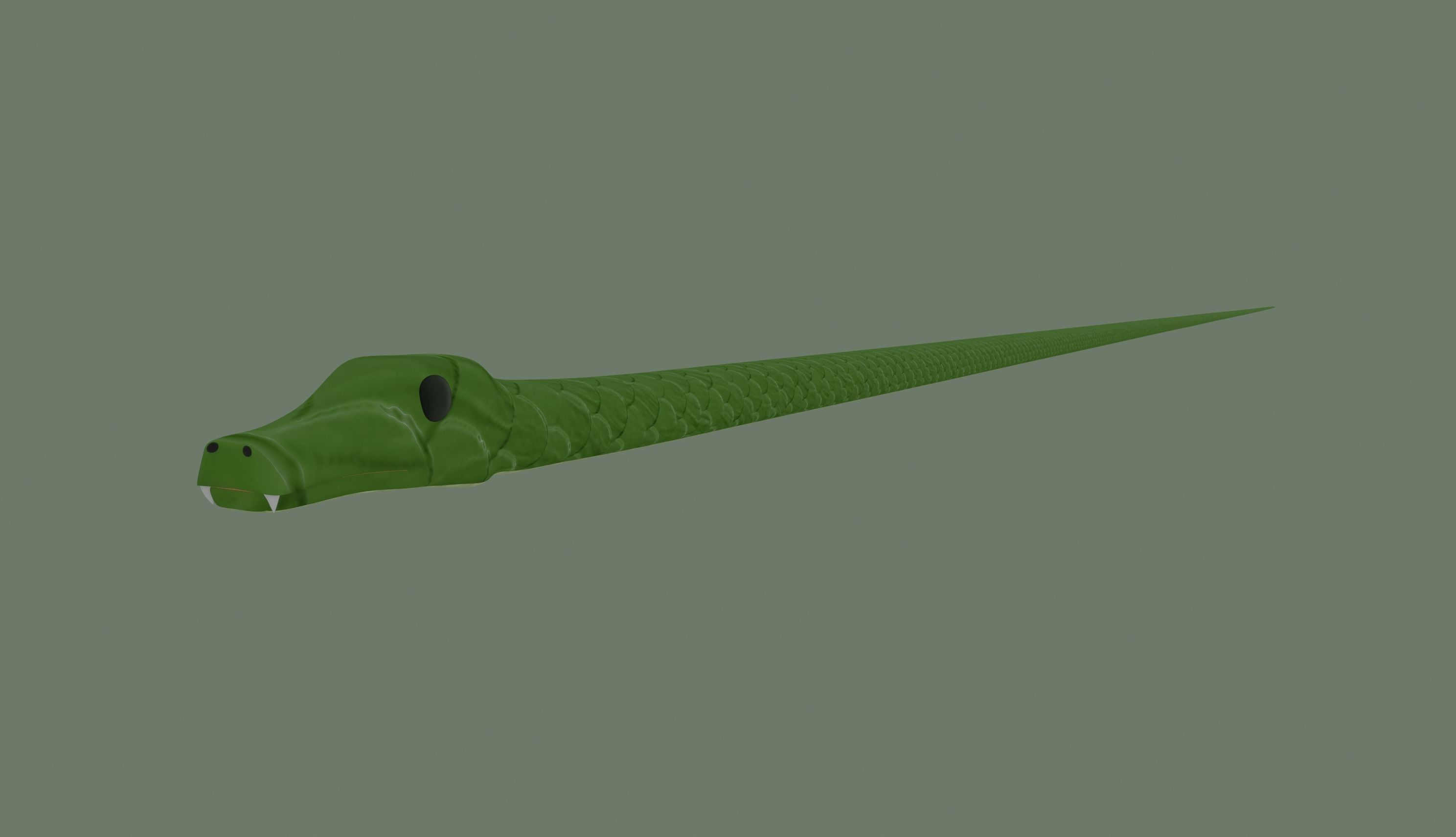 Snake 3D model_1