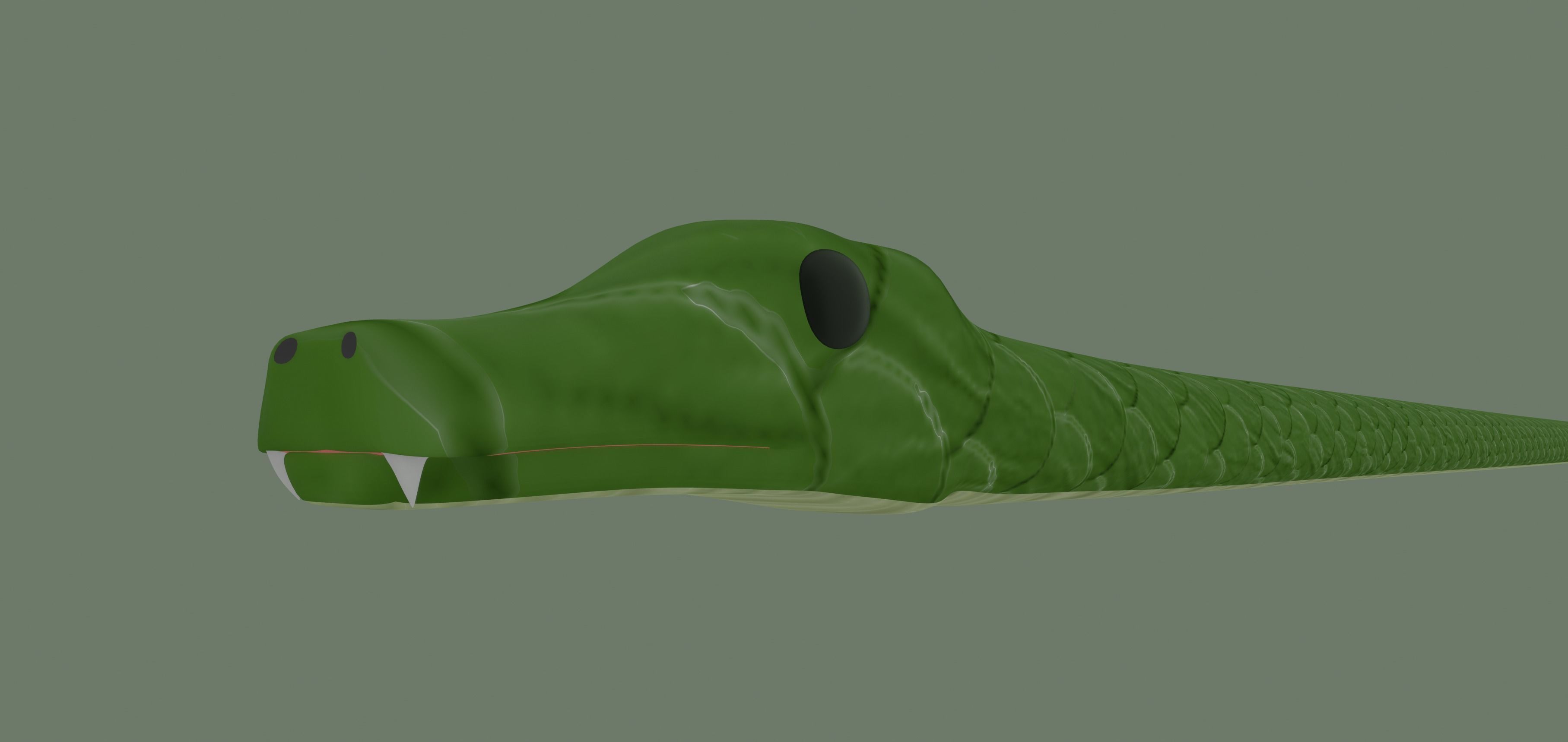 Snake 3D model_3