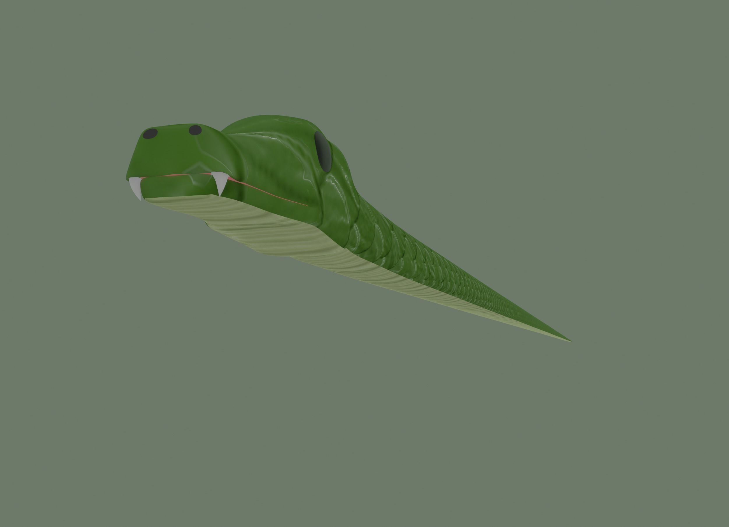 Snake 3D model_5