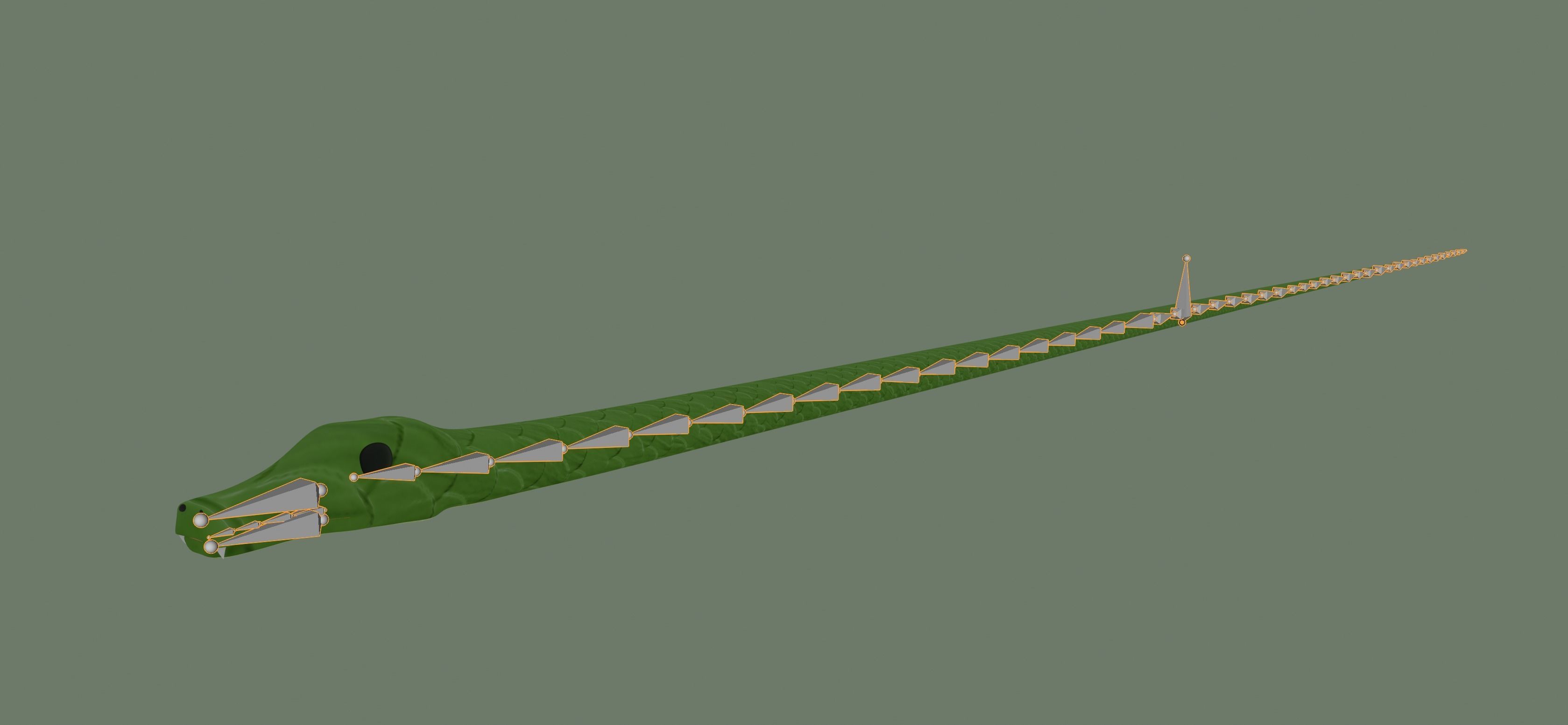 Snake 3D model_11