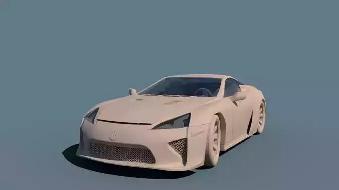 Car 3D lexus lc sports